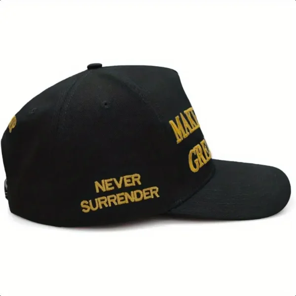 Trump Hat - Dark MAGA Gold - Image 3