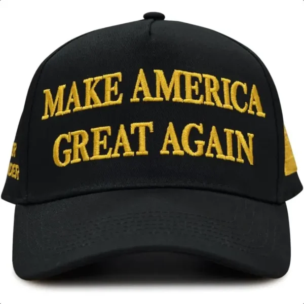 Trump Hat - Dark MAGA Gold - Image 2